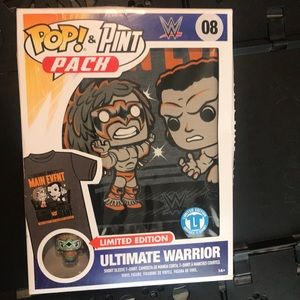 Ultimate warrior Funko shirt and Pint Pop